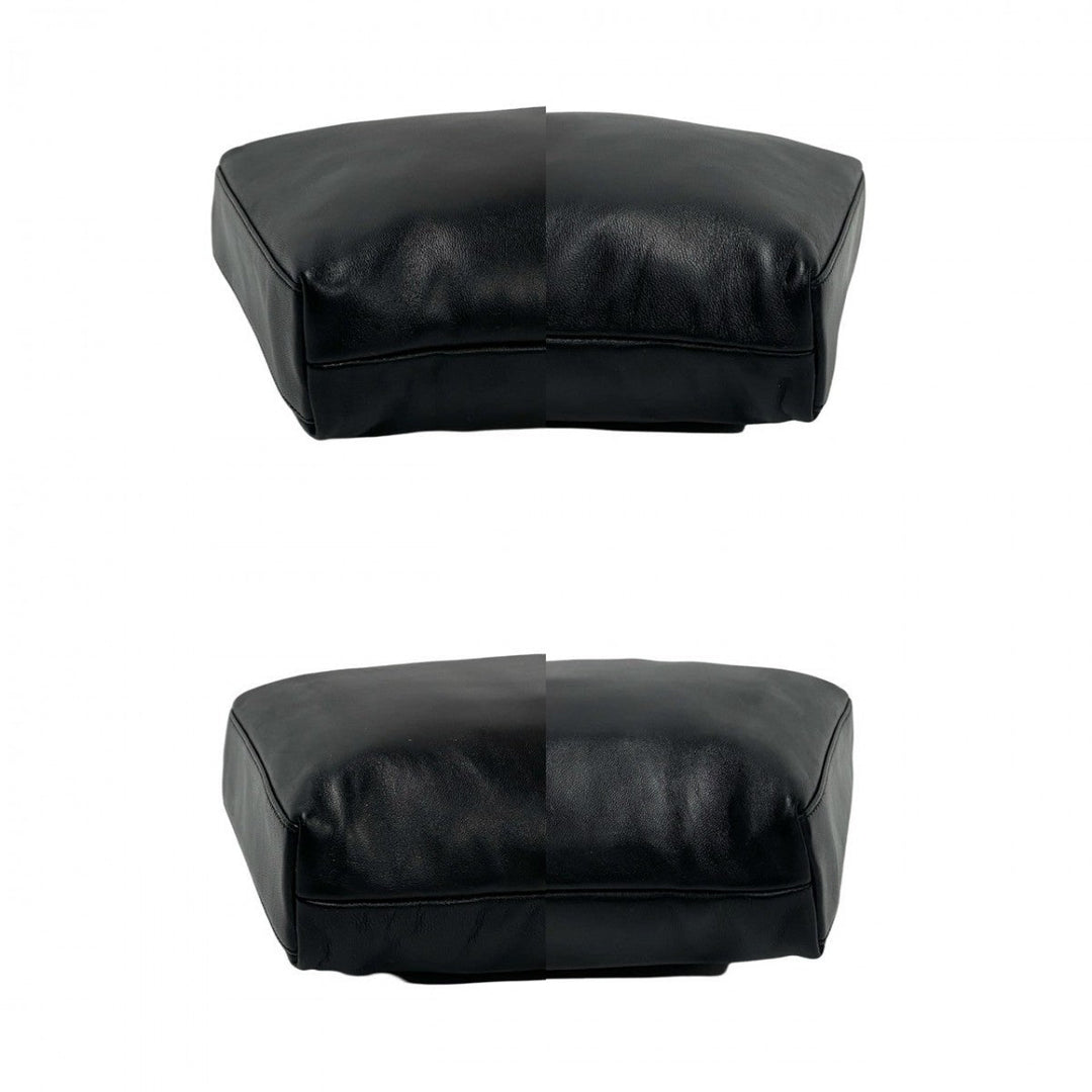 PRADA Handbag leather black