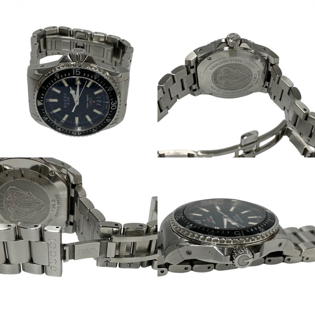 GUCCI Watches Stainless steel Silver Dive