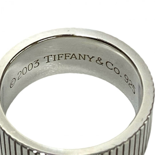 TIFFANY&Co. Ring Silver925 Silver Coin Edge Ring