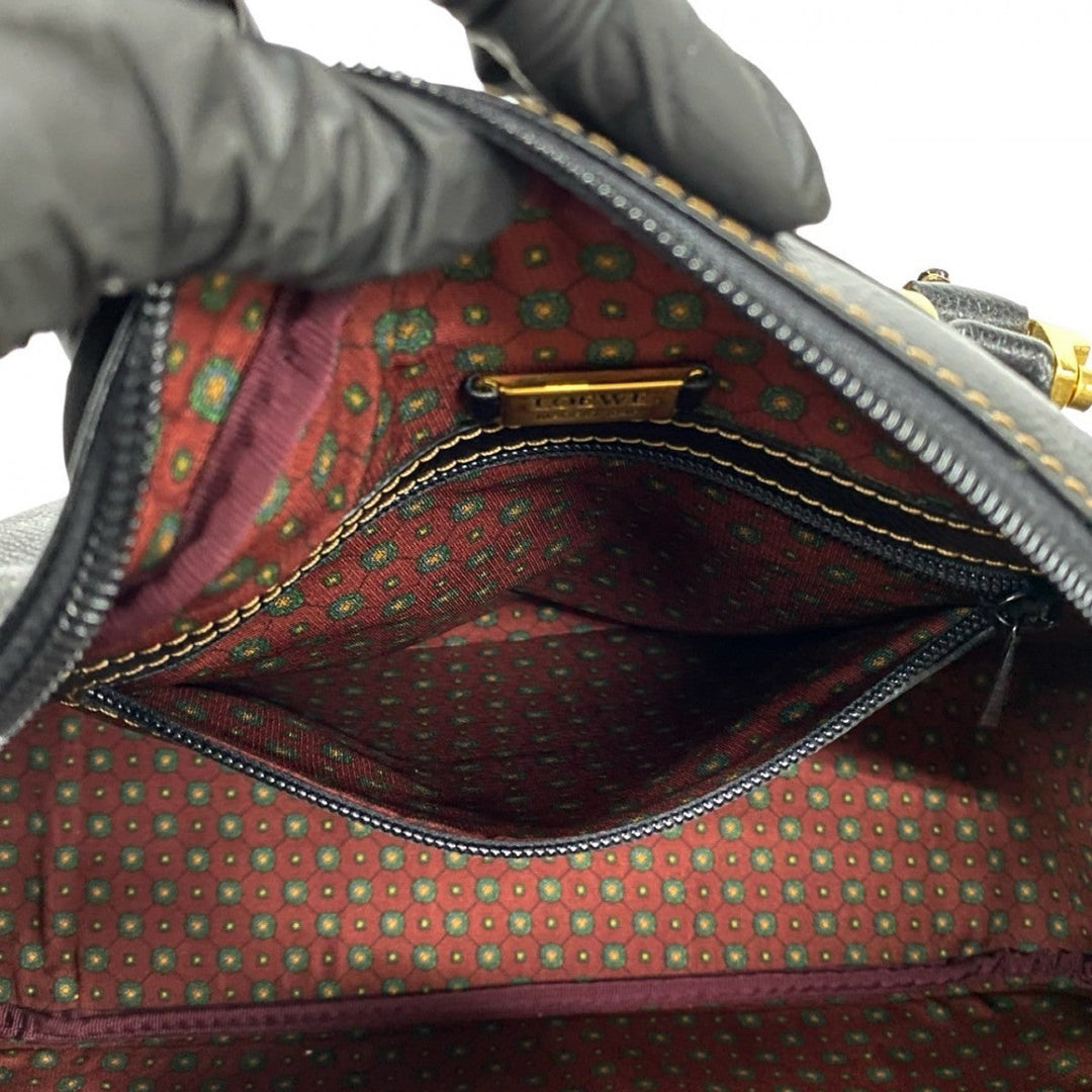 LOEWE Handbag leather black