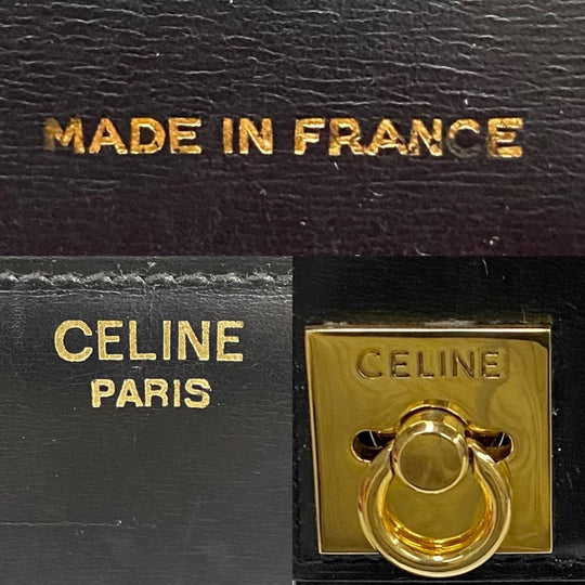 CELINE Handbag Calfskin black