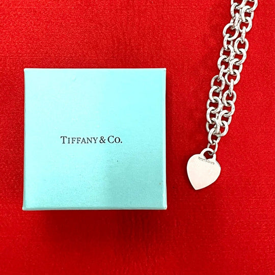 TIFFANY&Co. Necklace Silver925 Silver Heart Tag Necklace