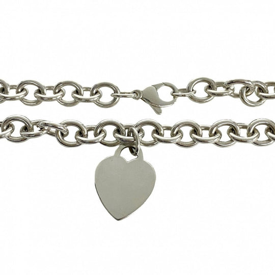 TIFFANY&Co. Necklace Silver925 Silver Heart Tag Necklace