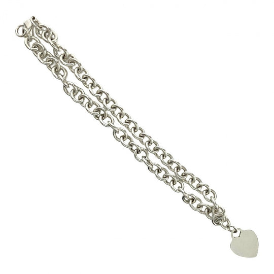 TIFFANY&Co. Necklace Silver925 Silver Heart Tag Necklace