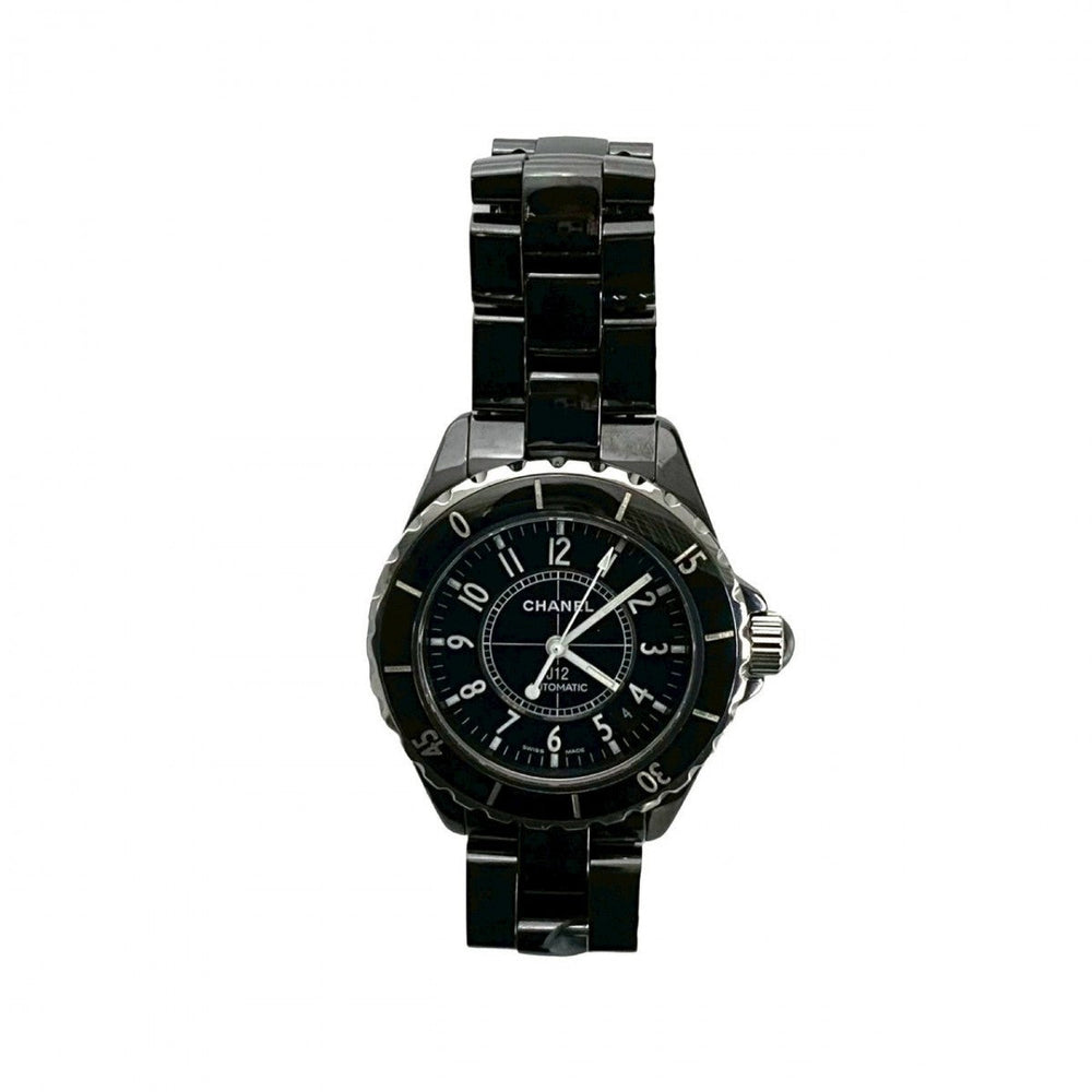 CHANEL Watches ceramic black J12