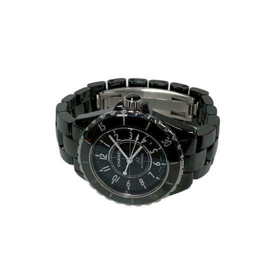 CHANEL Watches ceramic black J12