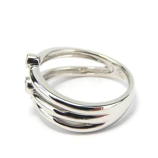 TASAKI Ring Pt900Platinum, Diamond Platinum Women Used Authentic
