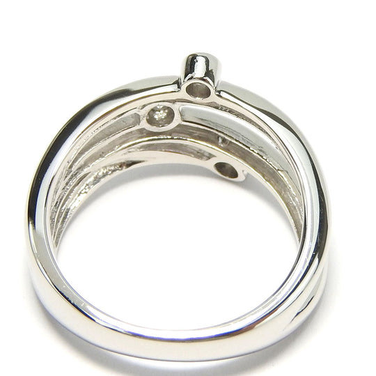 TASAKI Ring Pt900Platinum, Diamond Platinum Women Used Authentic