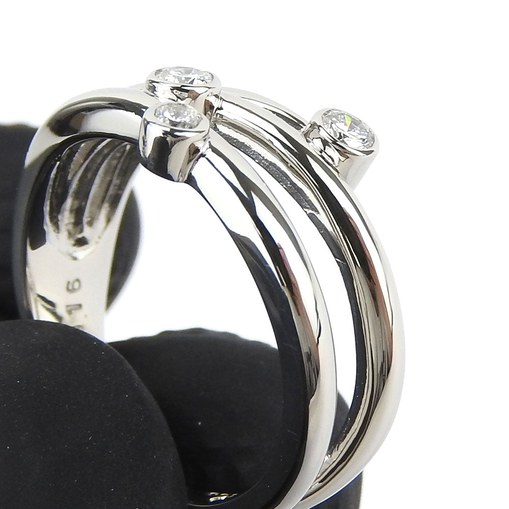 TASAKI Ring Pt900Platinum, Diamond Platinum Women Used Authentic