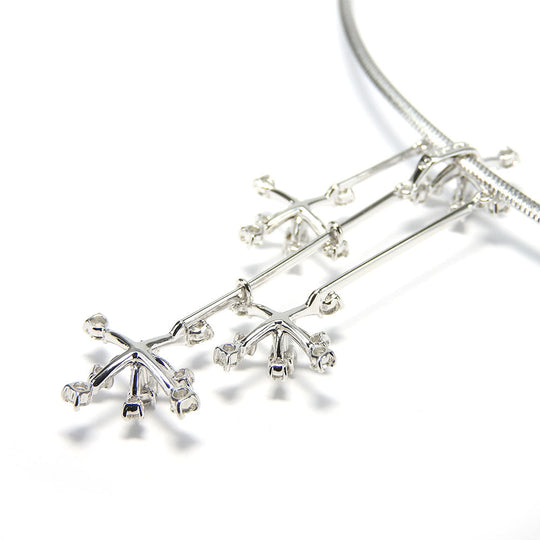 TASAKI Necklace K18 white gold White gold Women Used Authentic