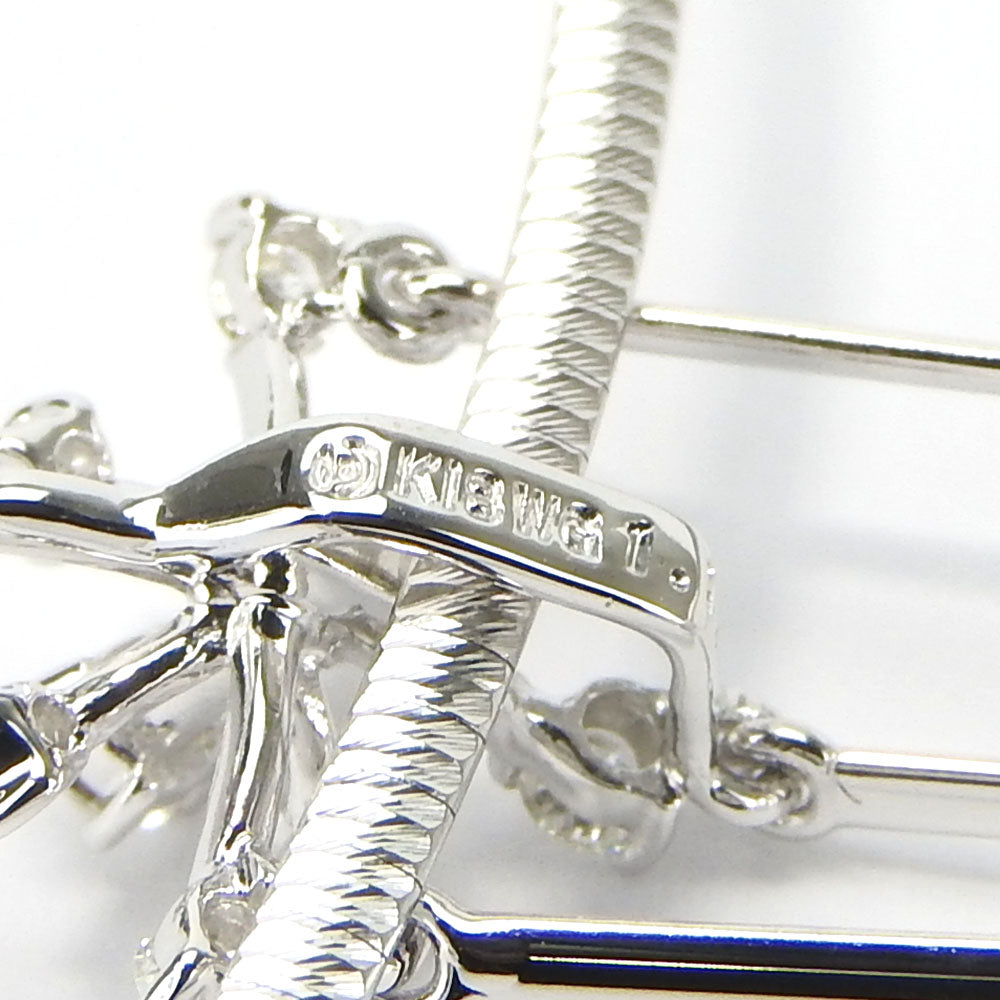 TASAKI Necklace K18 white gold White gold Women Used Authentic