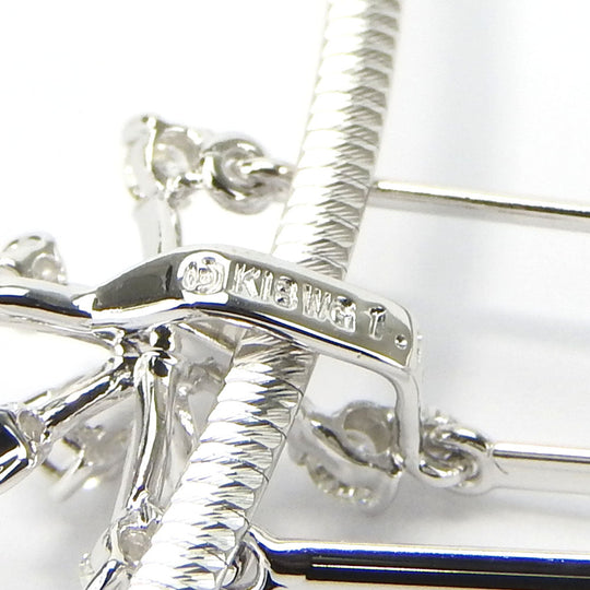 TASAKI Necklace K18 white gold White gold Women Used Authentic