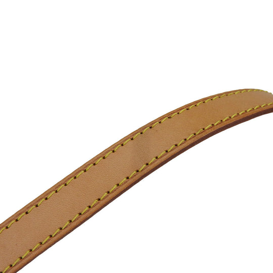 LOUIS VUITTON Shoulder strap Nume leather beige Women Used Authentic