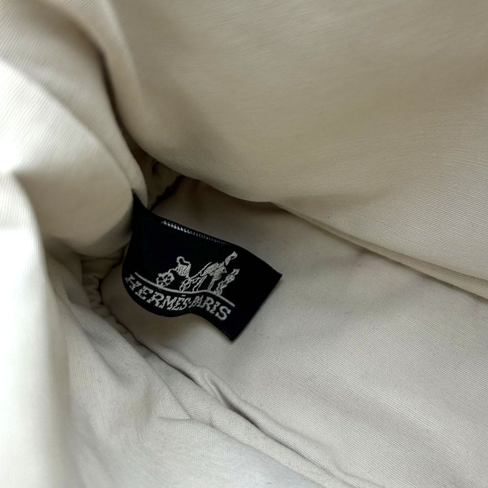 HERMES Pouch canvas gray Bored Pouch Mini