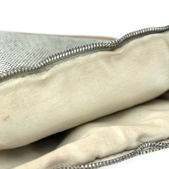 HERMES Pouch canvas gray Bored Pouch Mini