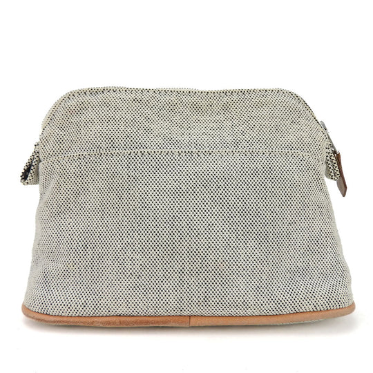 HERMES Pouch canvas gray Bored Pouch Mini