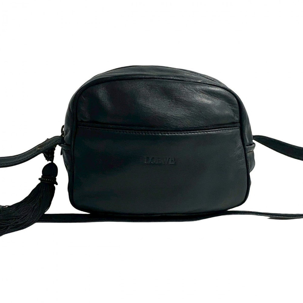 LOEWE Shoulder Bag leather black