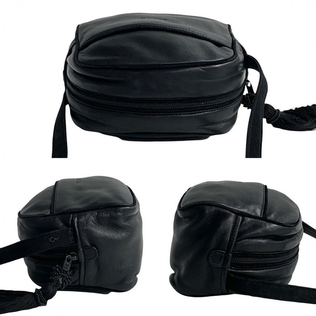 LOEWE Shoulder Bag leather black