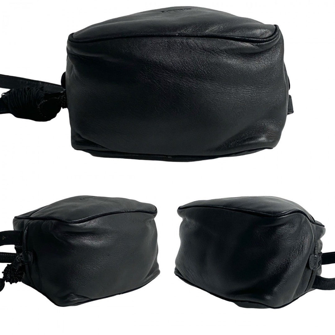 LOEWE Shoulder Bag leather black