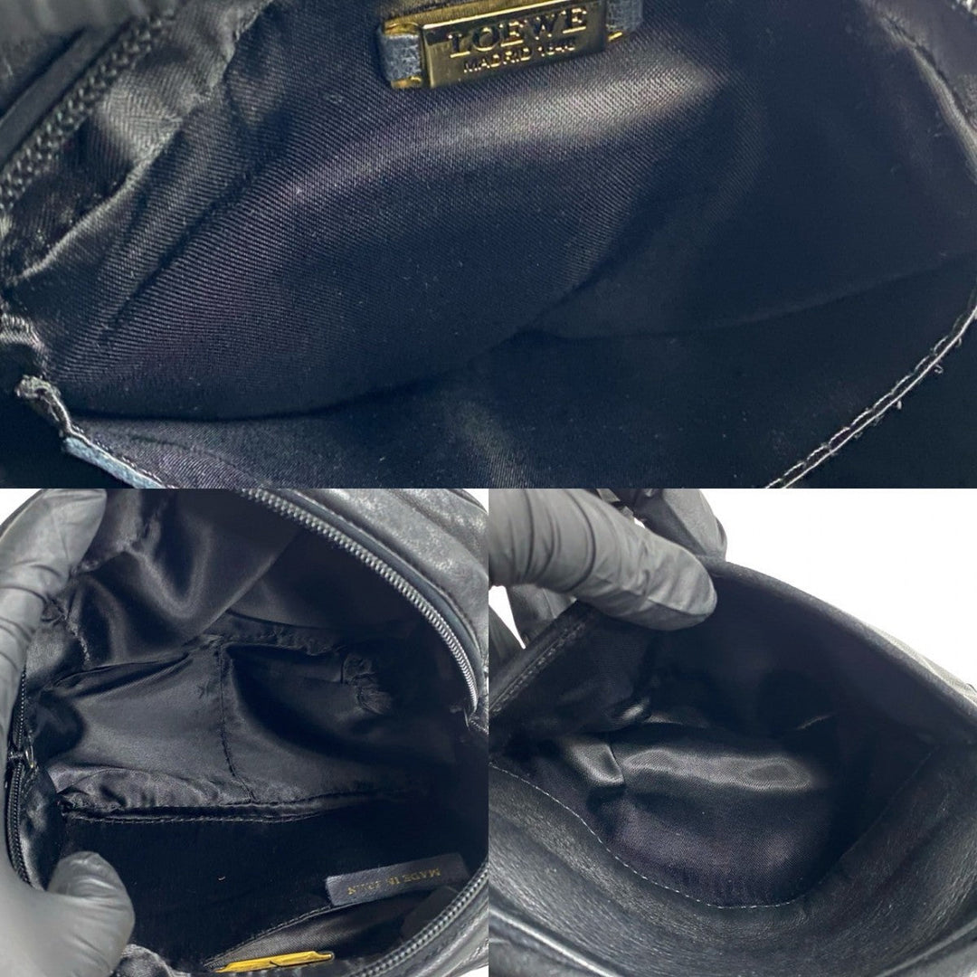 LOEWE Shoulder Bag leather black