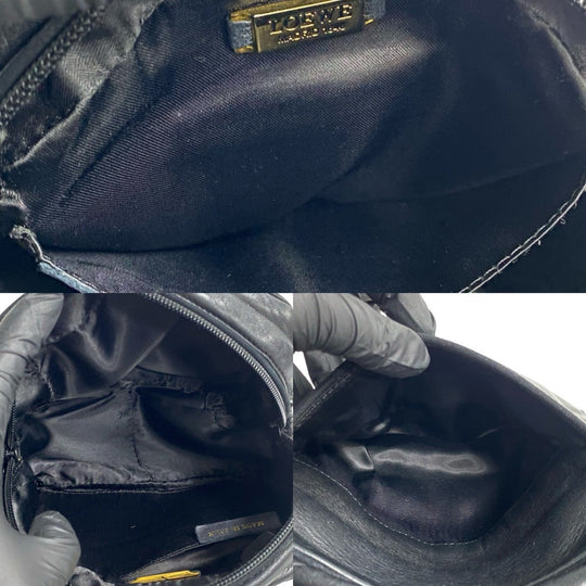 LOEWE Shoulder Bag leather black