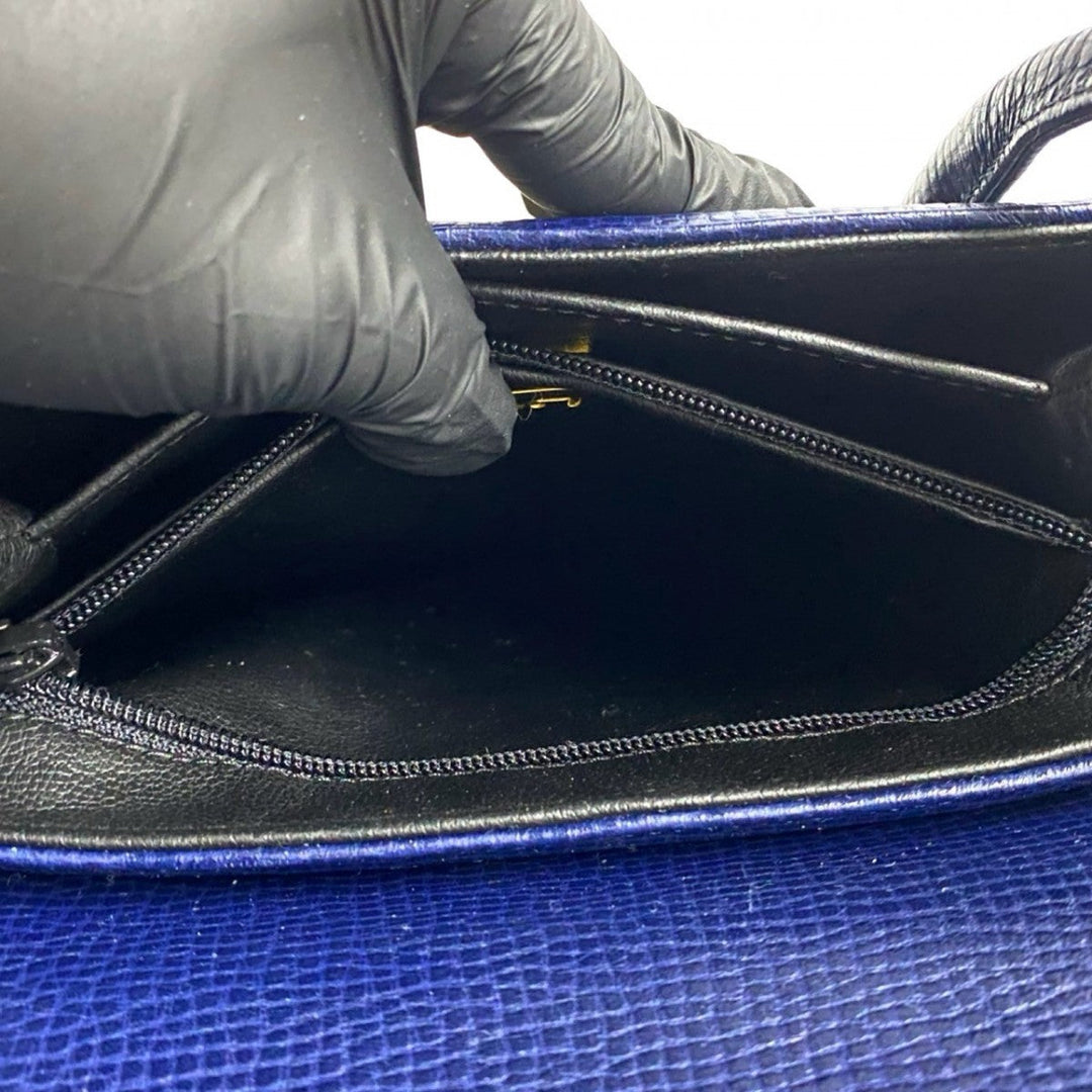 Dior Tote Bag leather Navy