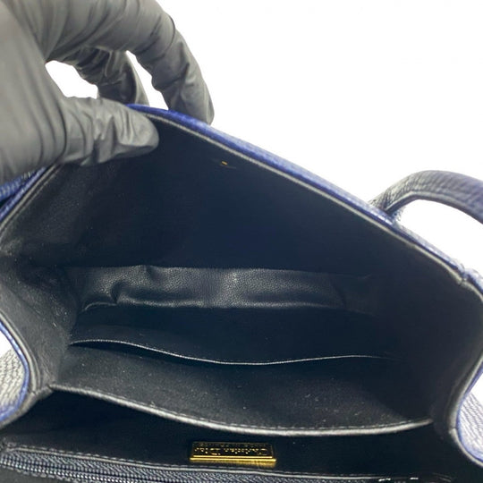 Dior Tote Bag leather Navy