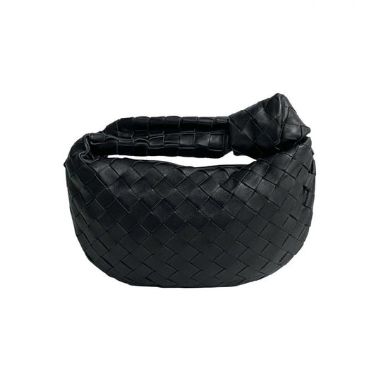 BOTTEGAVENETA Handbag leather black mini jodie