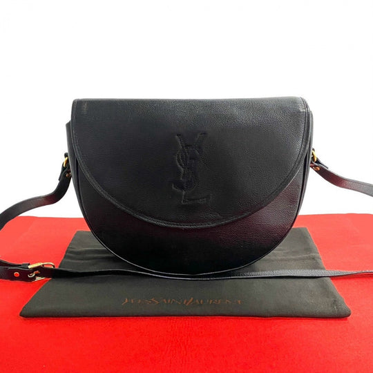 YVES SAINT LAURENT Shoulder Bag leather black