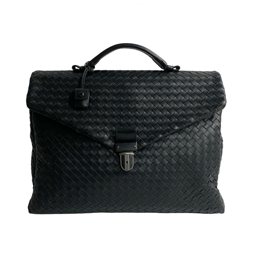 BOTTEGAVENETA Business bag leather black