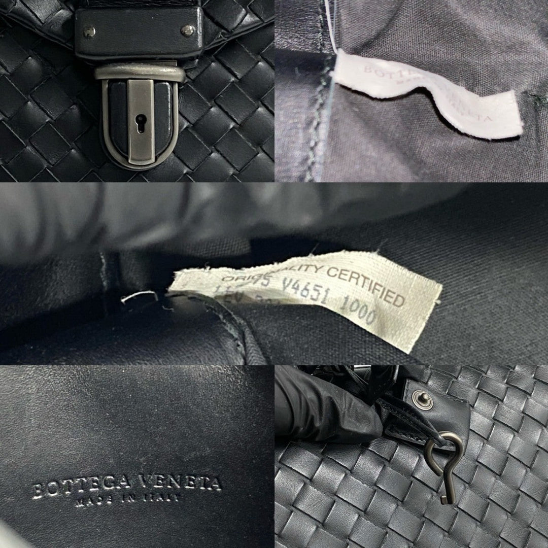 BOTTEGAVENETA Business bag leather black