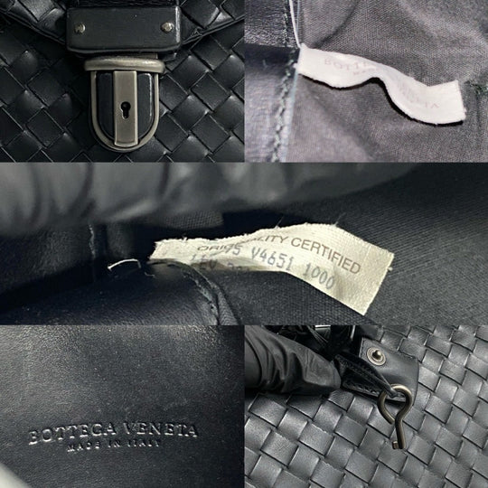 BOTTEGAVENETA Business bag leather black
