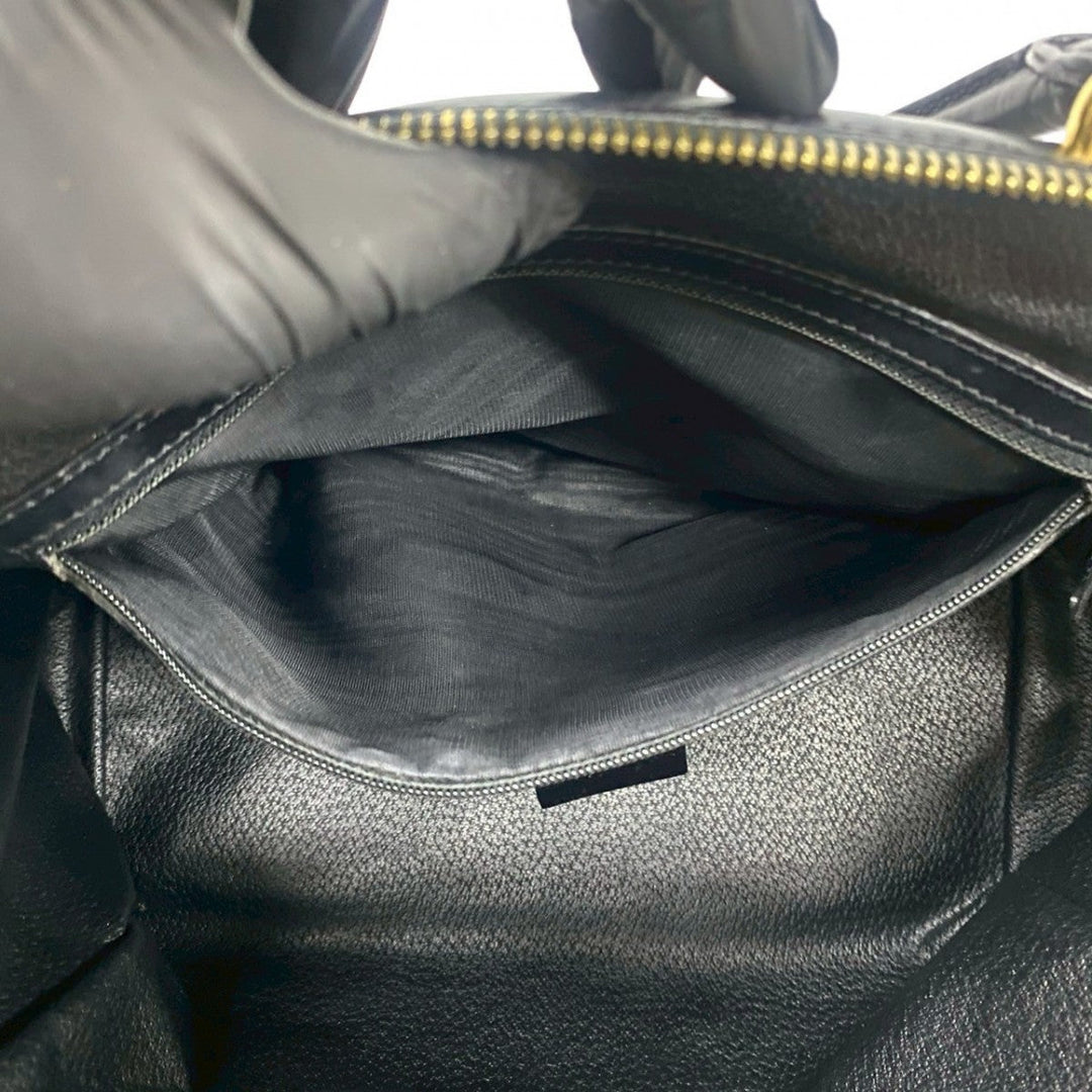 CELINE Handbag leather black