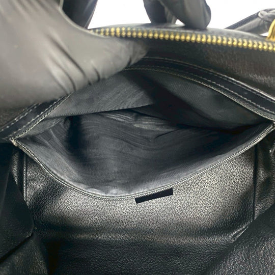 CELINE Handbag leather black