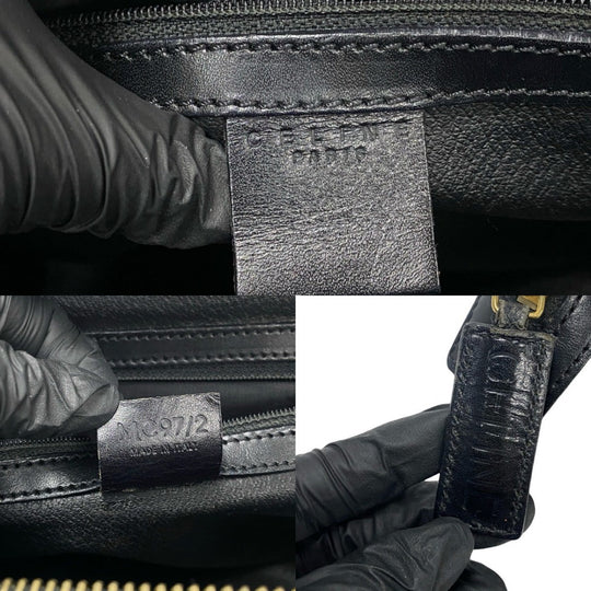 CELINE Handbag leather black