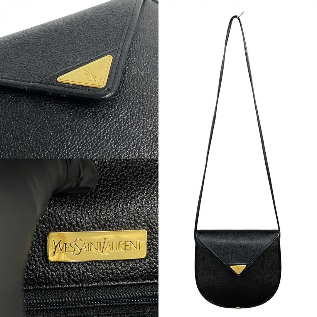 YVES SAINT LAURENT Shoulder Bag leather black