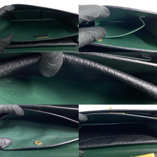 PRADA Shoulder Bag leather black