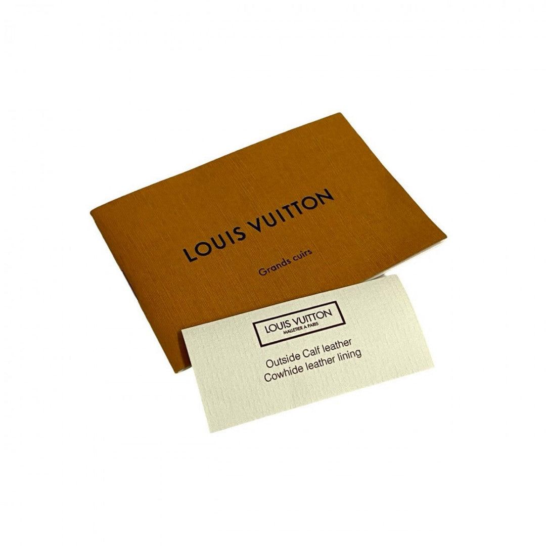 LOUIS VUITTON Shoulder Bag leather Orange Mira PM