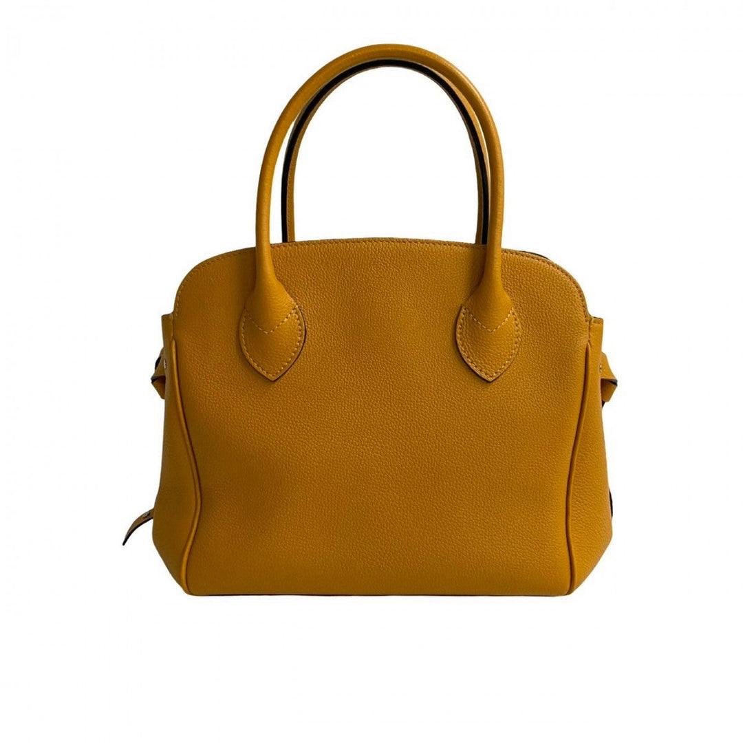 LOUIS VUITTON Shoulder Bag leather Orange Mira PM