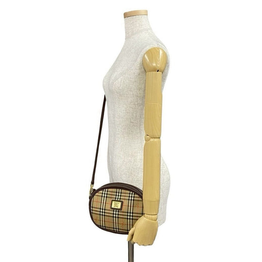 Burberrys Shoulder Bag leather beige