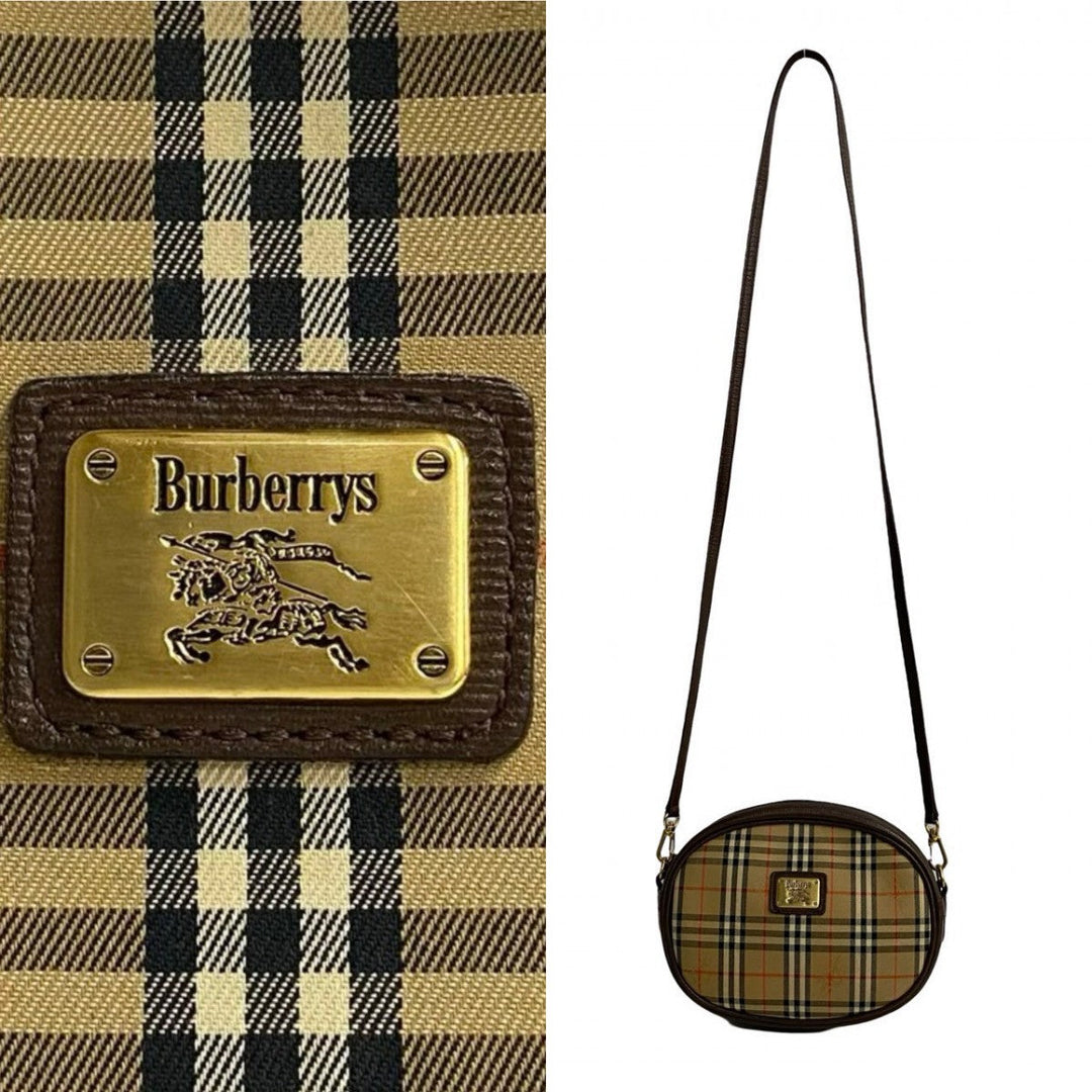 Burberrys Shoulder Bag leather beige