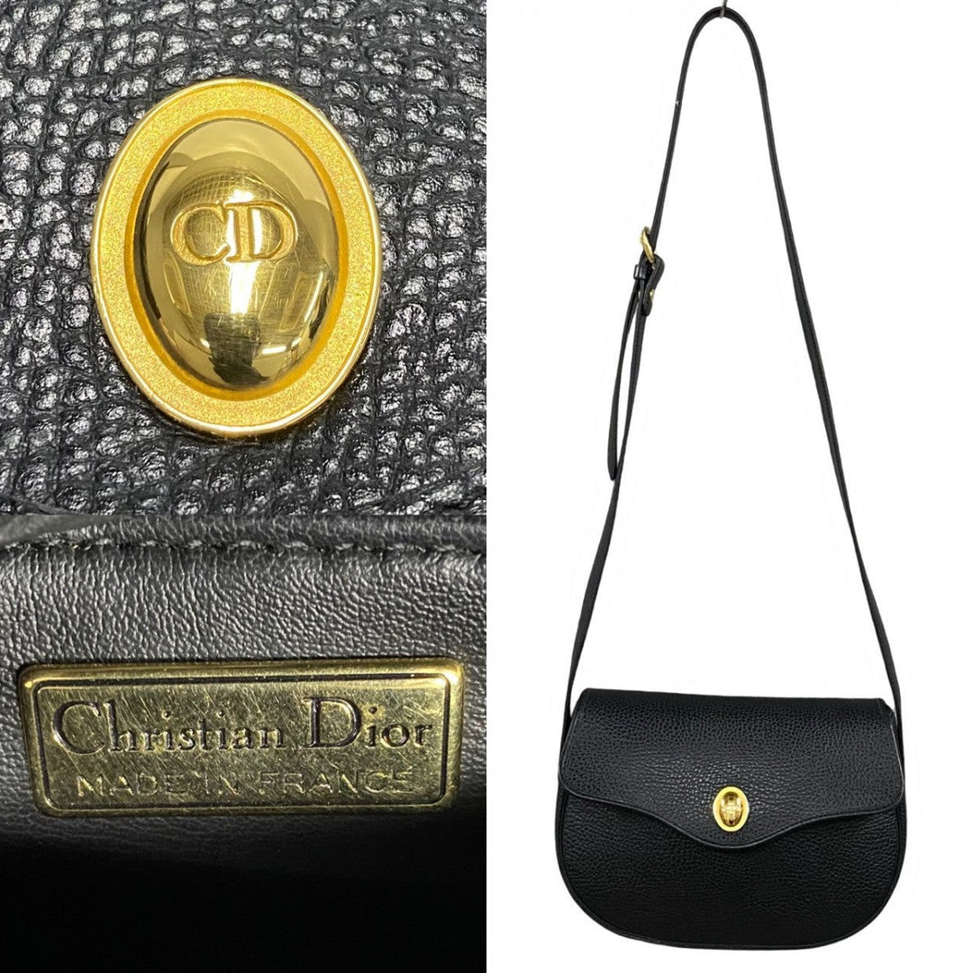 Dior Shoulder Bag leather black