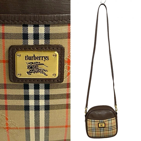 BURBERRY Shoulder Bag leather Brown