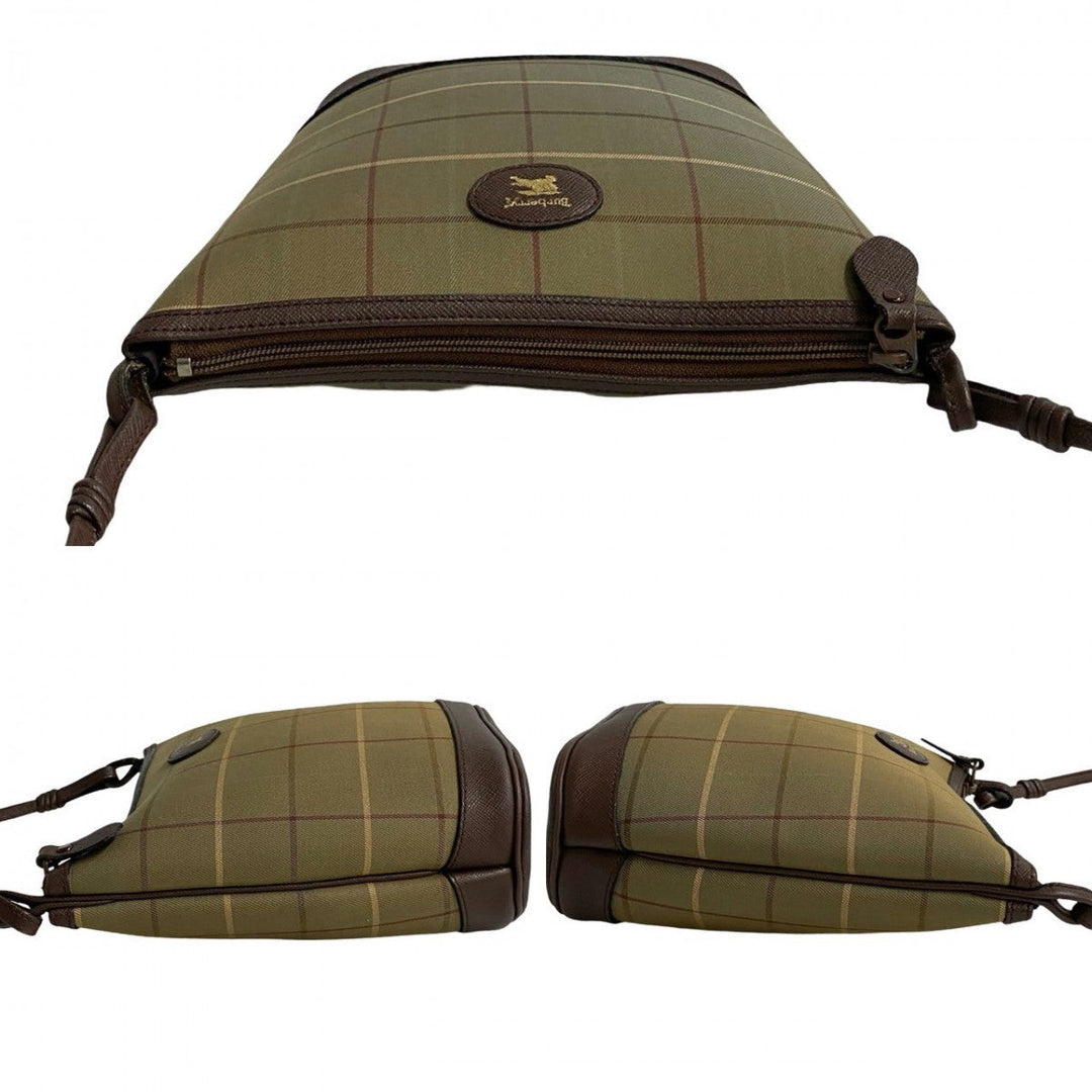 BURBERRY Shoulder Bag leather khaki