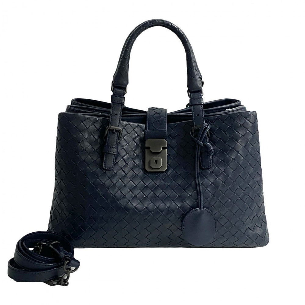 BOTTEGAVENETA Shoulder Bag leather Navy