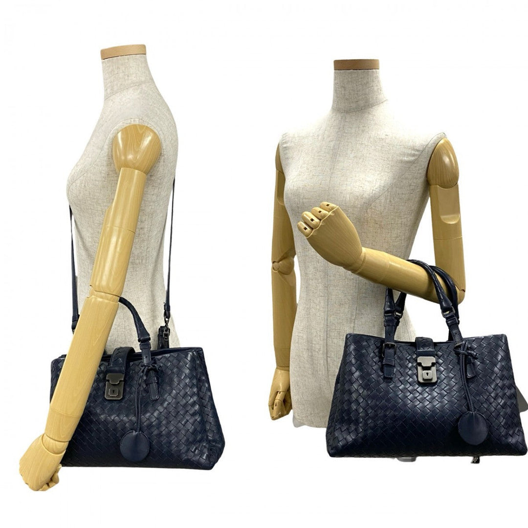 BOTTEGAVENETA Shoulder Bag leather Navy