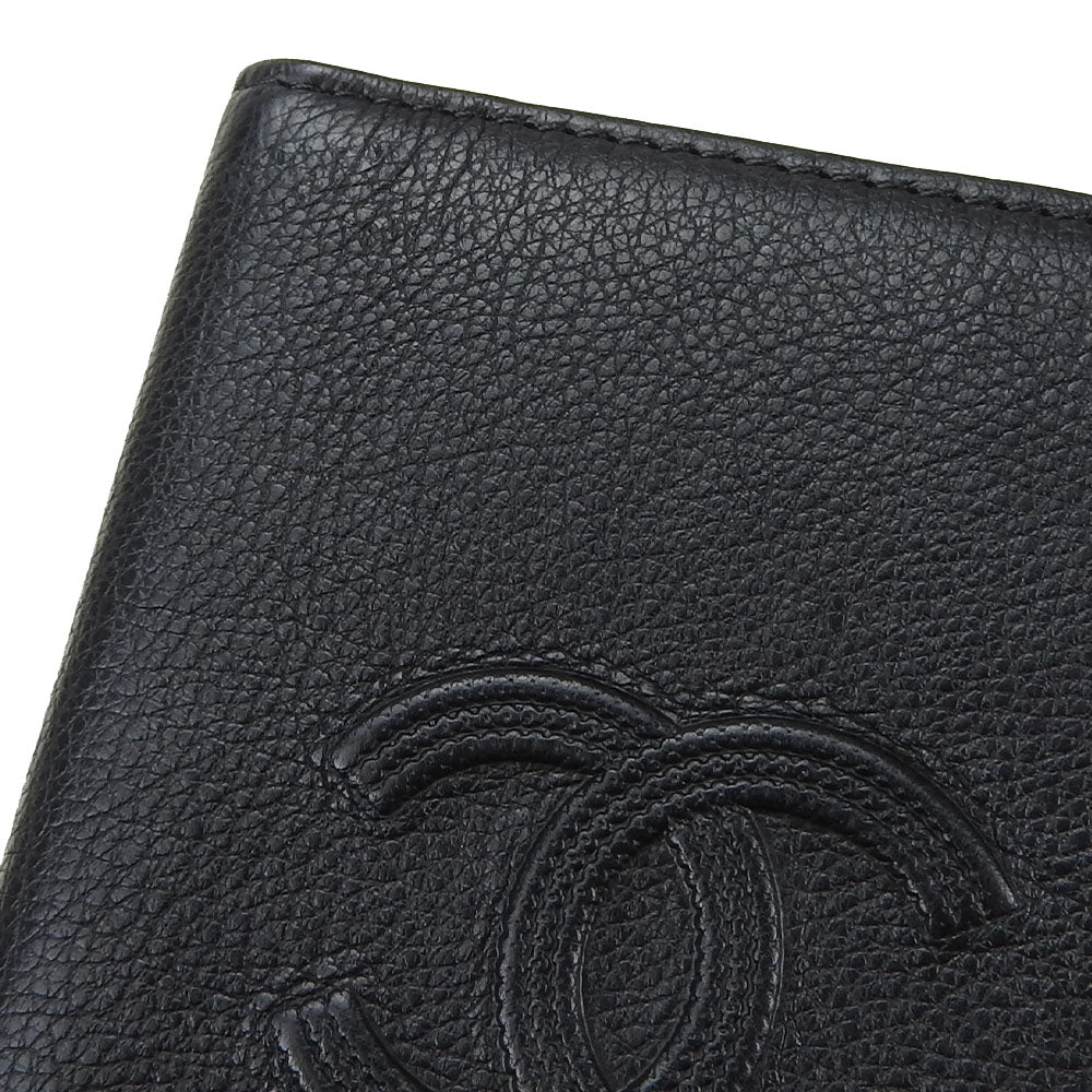 CHANEL Card Case A70261 Grain Calfskin Leather black