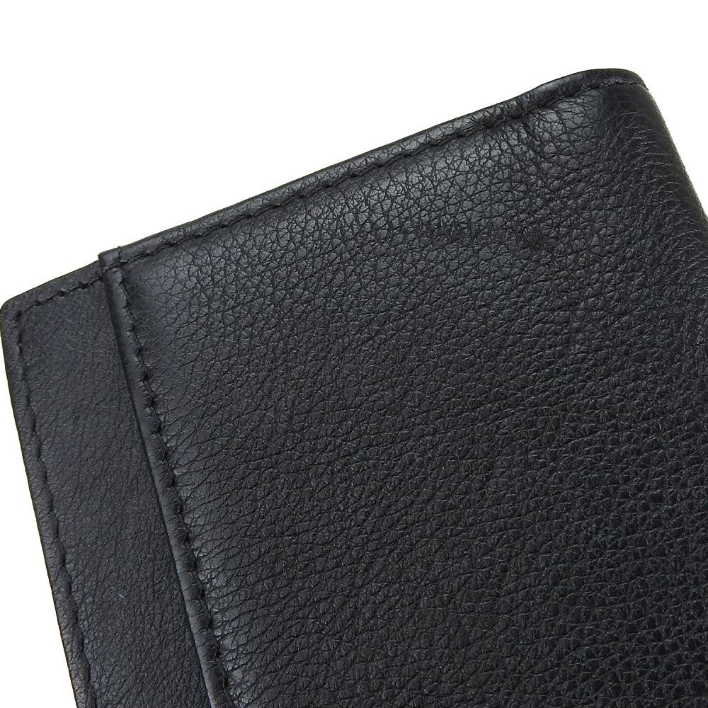 CHANEL Card Case A70261 Grain Calfskin Leather black