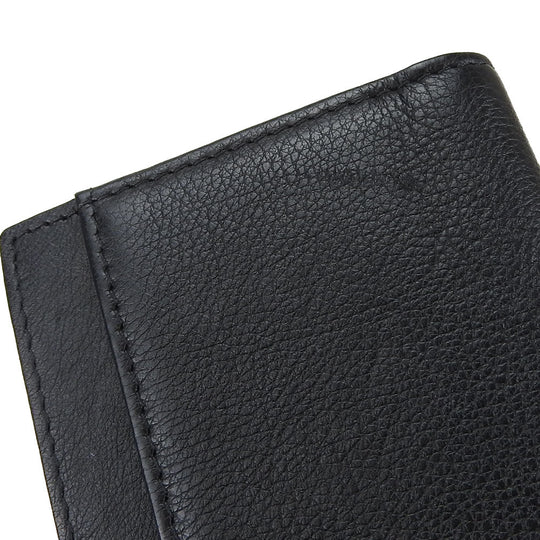 CHANEL Card Case A70261 Grain Calfskin Leather black
