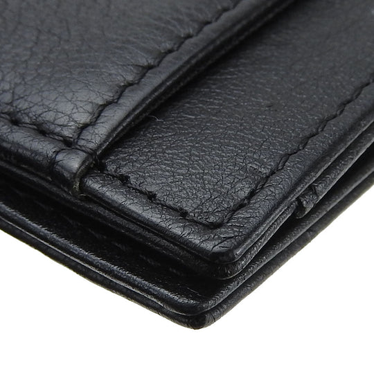 CHANEL Card Case A70261 Grain Calfskin Leather black